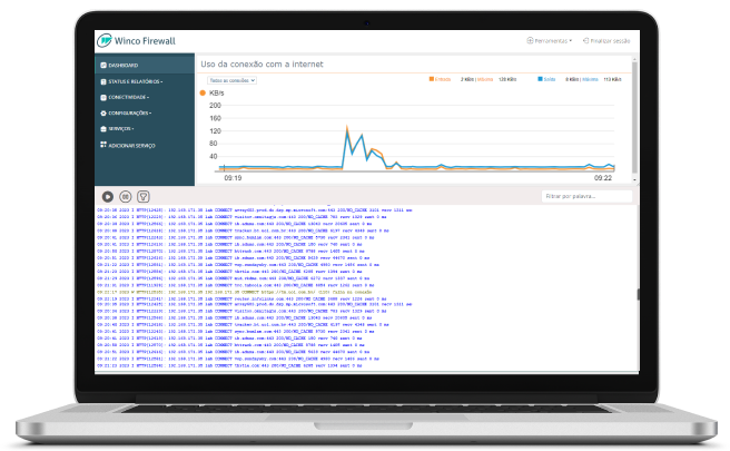 Winco Fireawall no Notebook